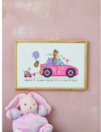 Permin broderikit Clara-Sofie 30x20cm